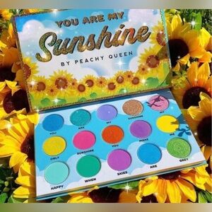 NIB Peachy Queen You Are My Sunshine Eyeshadow Palette HTF Discontinued